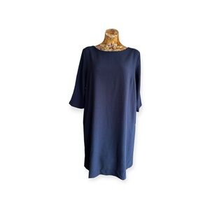 Ottod'ame Essence dress pockets sheath black size 12 large